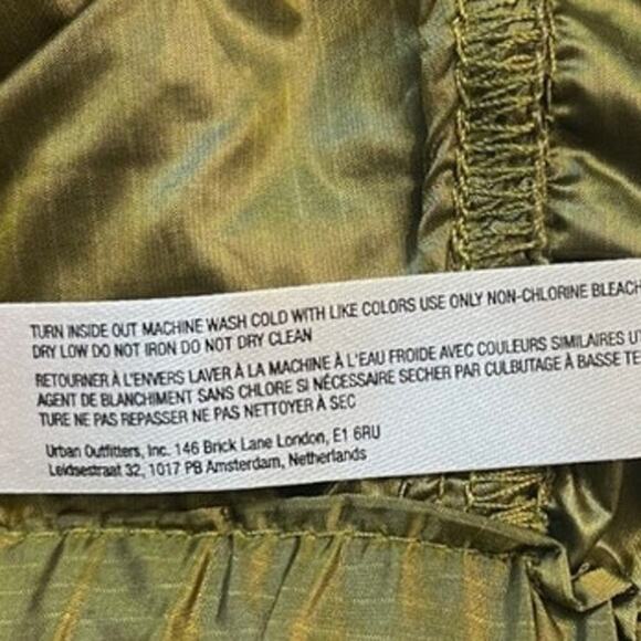 Free People Women's Back to The Future Pants Size Medium NWOT Olive Green Jogger - Picture 12 of 13